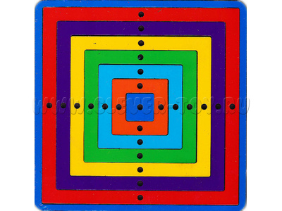 Радужная паутинка "Квадрат"