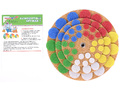Набор Разноцветные кружки 1 (красн, син, зел, желт, бел)