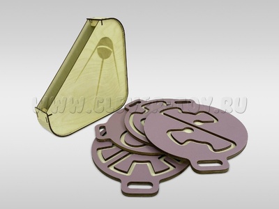 Комплект ручных балансиров (4 шт, фиолетовый)