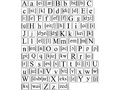 Набор магнитных карточек "Alphabet and transcription" (маленький размер)