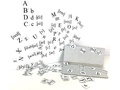 Набор магнитных карточек "Alphabet and transcription" (маленький размер)