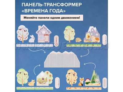 Набор панелей трансформеров "Времена года"