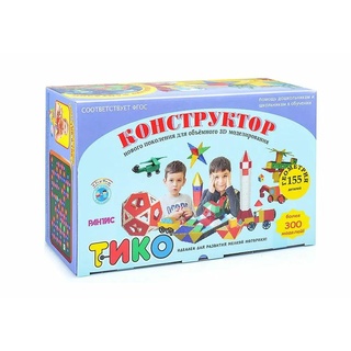 Конструктор "Геометрия" (155 деталей)